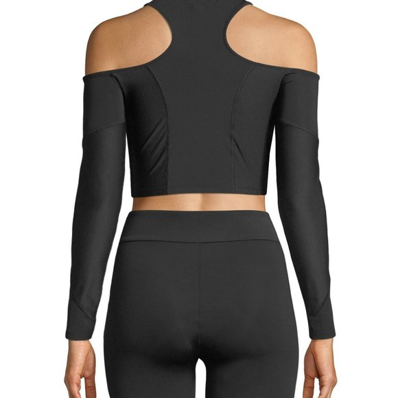 Hana Cold Shoulder Tactical Long Sleeve Top - Picture 3 of 4